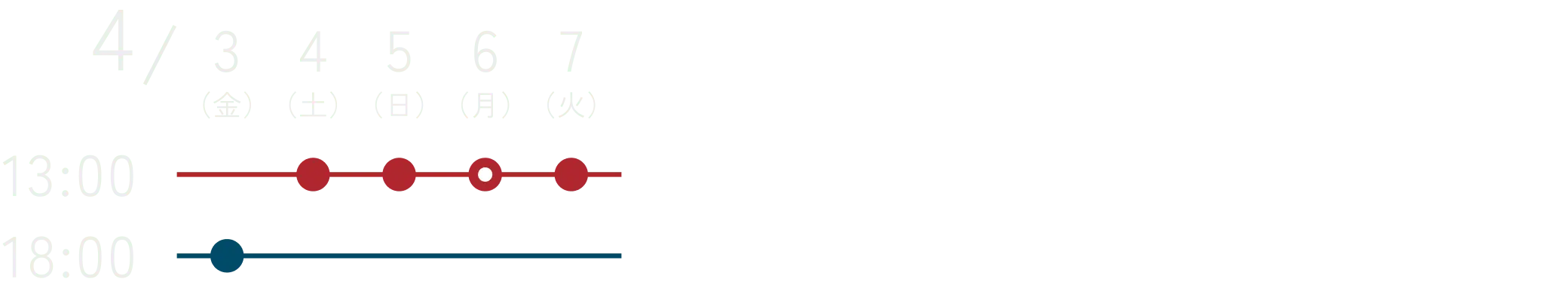 大阪の公演日程